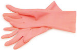Перчатки резин., разм. L (большие), с хлопковым напылением Чистюля