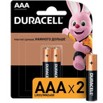 Батарейка ААA Duracell MN2400 (AAA), LR03 NEW (216806) 2 шт/уп.