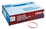 Резинки для купюр, широкие, 100Х5мм, красные, 1 кг (в картонной упак) ALCO