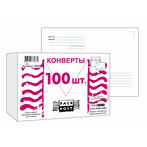Конверт С5 стрип, Куда-Кому, 80 г/м2, ForPost, 100шт/уп, с отрывной лентой