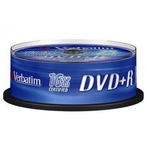 DVD+R диск Verbatim, 4,7Gb, по 10 штук в кейке, (75749)