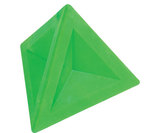 Ластик треугольный, 4,5х4,5х4 см, зеленый