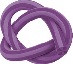 Ластик гнущийся, диаметр 1 см, длина 33 см, фиолетовый (24)