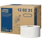 Бумага туалетная д/держ.Tork T2 Advanced mini 2сл бел 170м 1 рулон (361759)