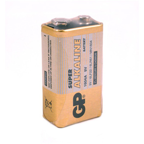 Элементы питания батарейка GP Super 9V/6LR61/Крона алкалин 1шт эконом упак