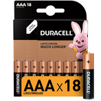 Батарейка DURACELL BASIC ААA/LR03 18 шт/уп.