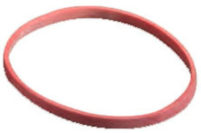 Резинки для купюр Alco 7461 d=85мм 1000гр. цвет красный, пластиковый пакет.